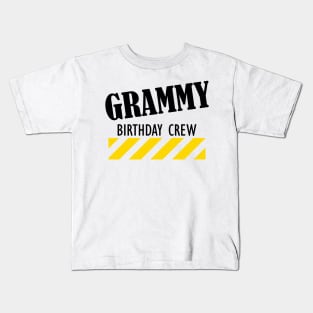 Grammy Birthday Crew Kids T-Shirt